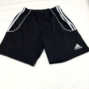 ADIDAS Black Stripe Boy’s Athletic Shorts / Size: Small